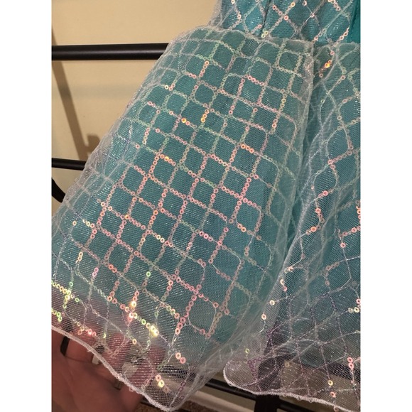 Revolution Dance Costume Blue Sequin Tutu Princess Ballerina Child's Size Medium - Picture 2 of 7